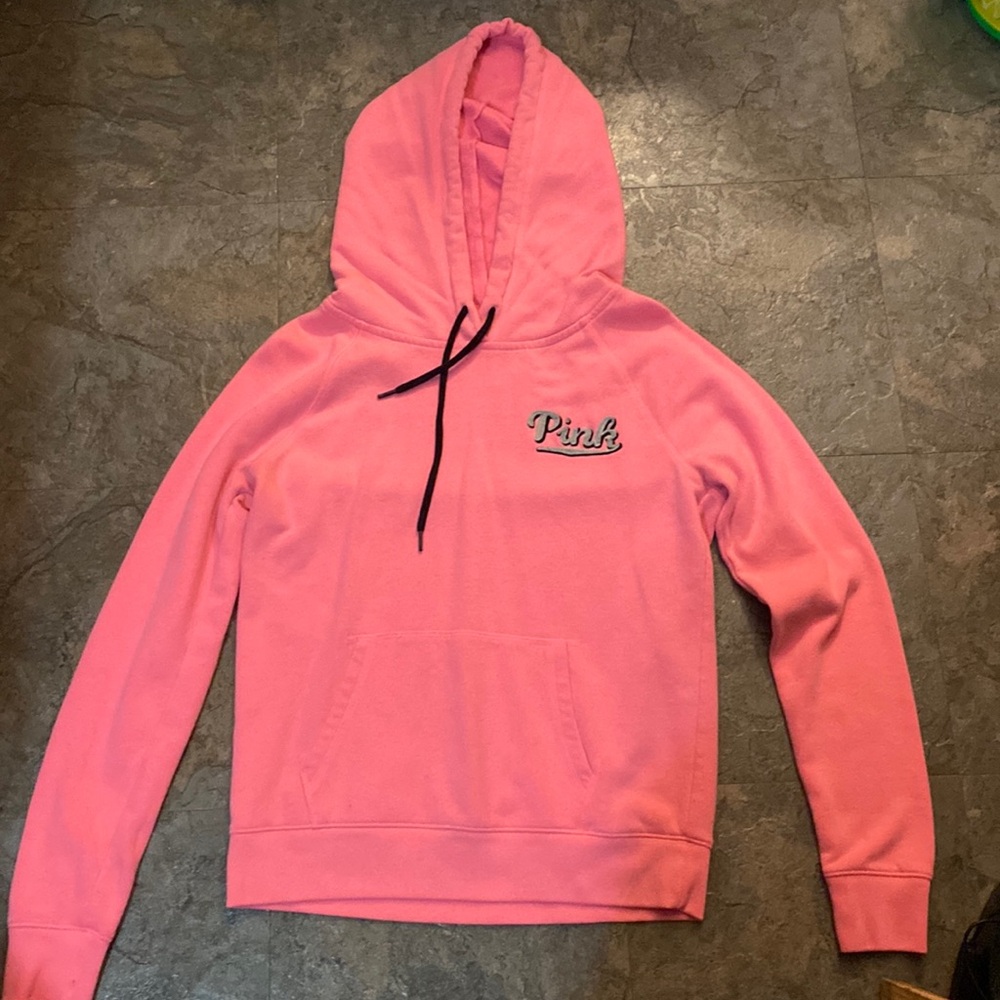 Pink hot pink hoodie